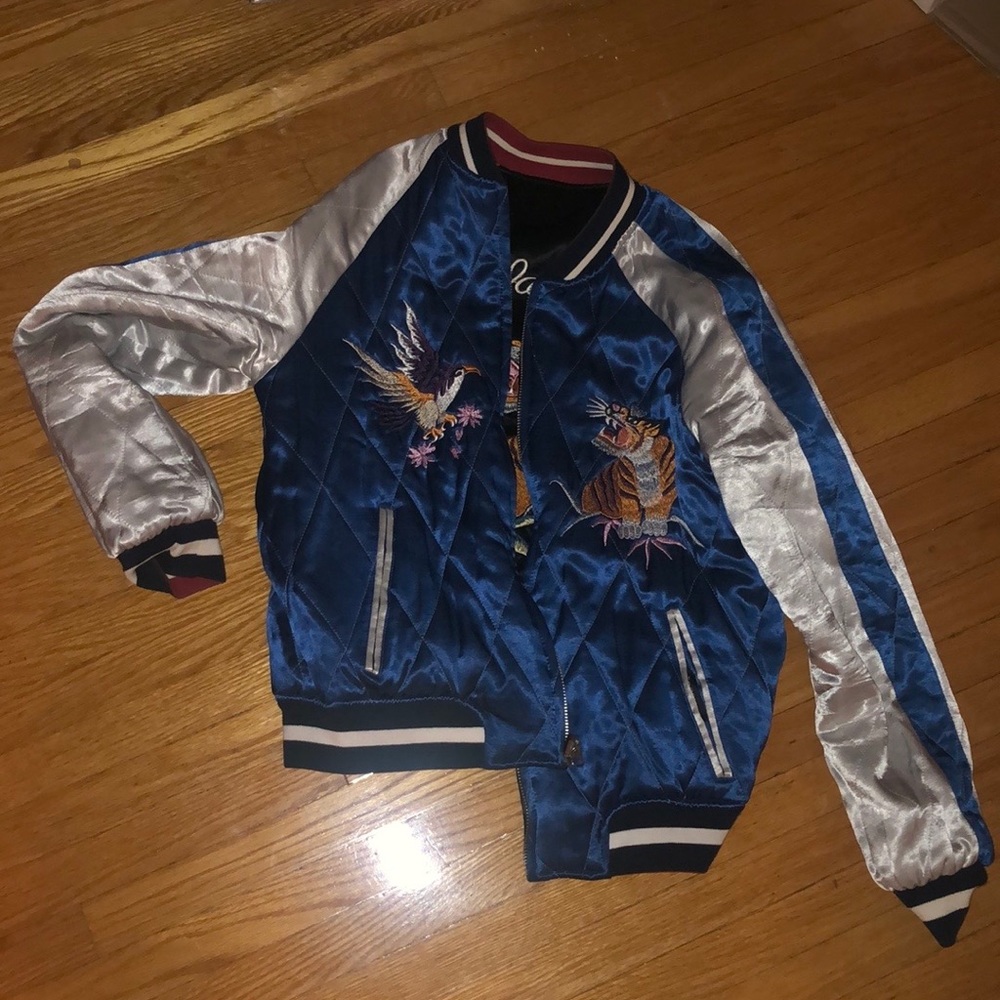 COPY - Satin Reversible Japan Bomber Jacket - Bar…